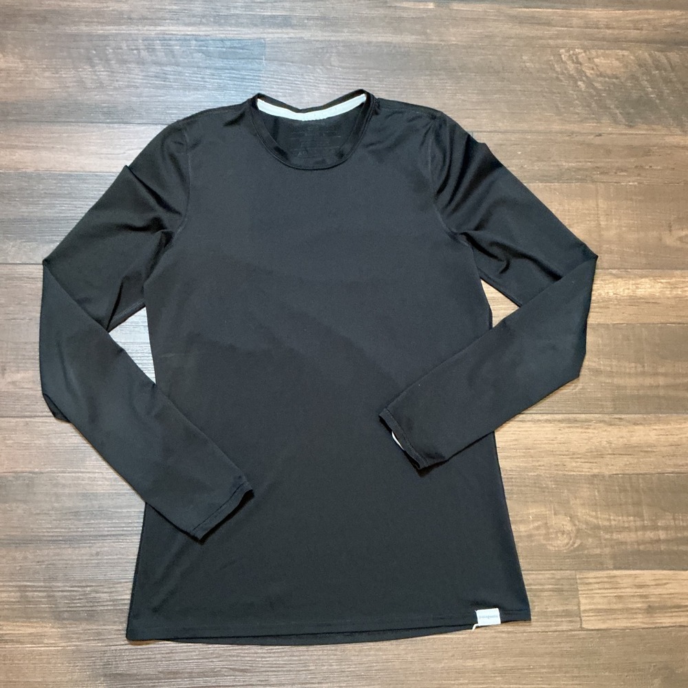 Patagonia Capilene Daily Long Sleeve Shirt Black Active Base Layer Sz S Slim Fit